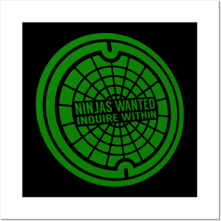 Ninjas Wanted. Inquire Within. Posters and Art